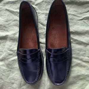 Bass Weejun Loafers Classic Black Leather size 8.5
